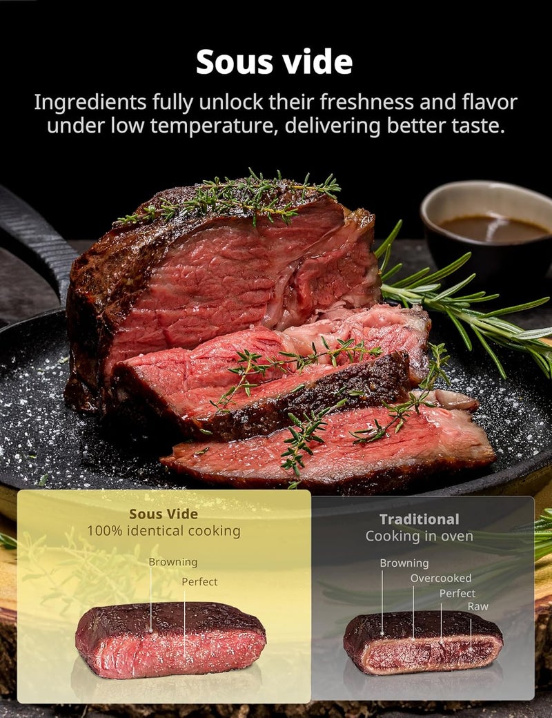 Comfee' ’ 7-in-1 Small Electric Pressure Cooker, Slow Cooker, Steamer, Sauté, Sous Vide, Warmer, Multi Cooker with Natural Ceramic Coated Non-Stick Pot, 3 Quarts - Image 3